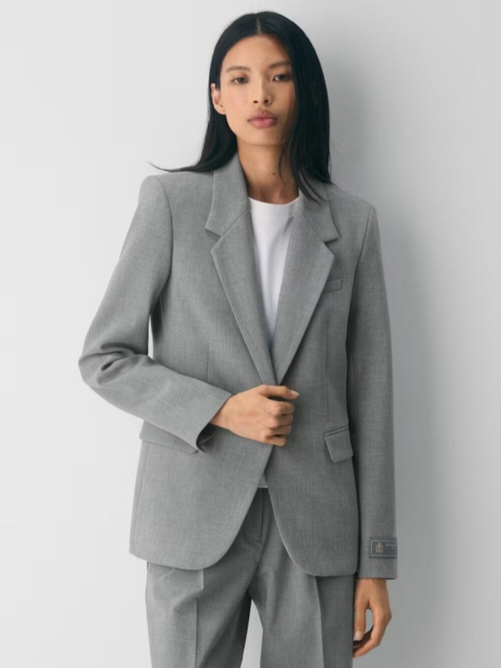 NWT Aritzia PRODUCER Blazer Heather Dark Grey